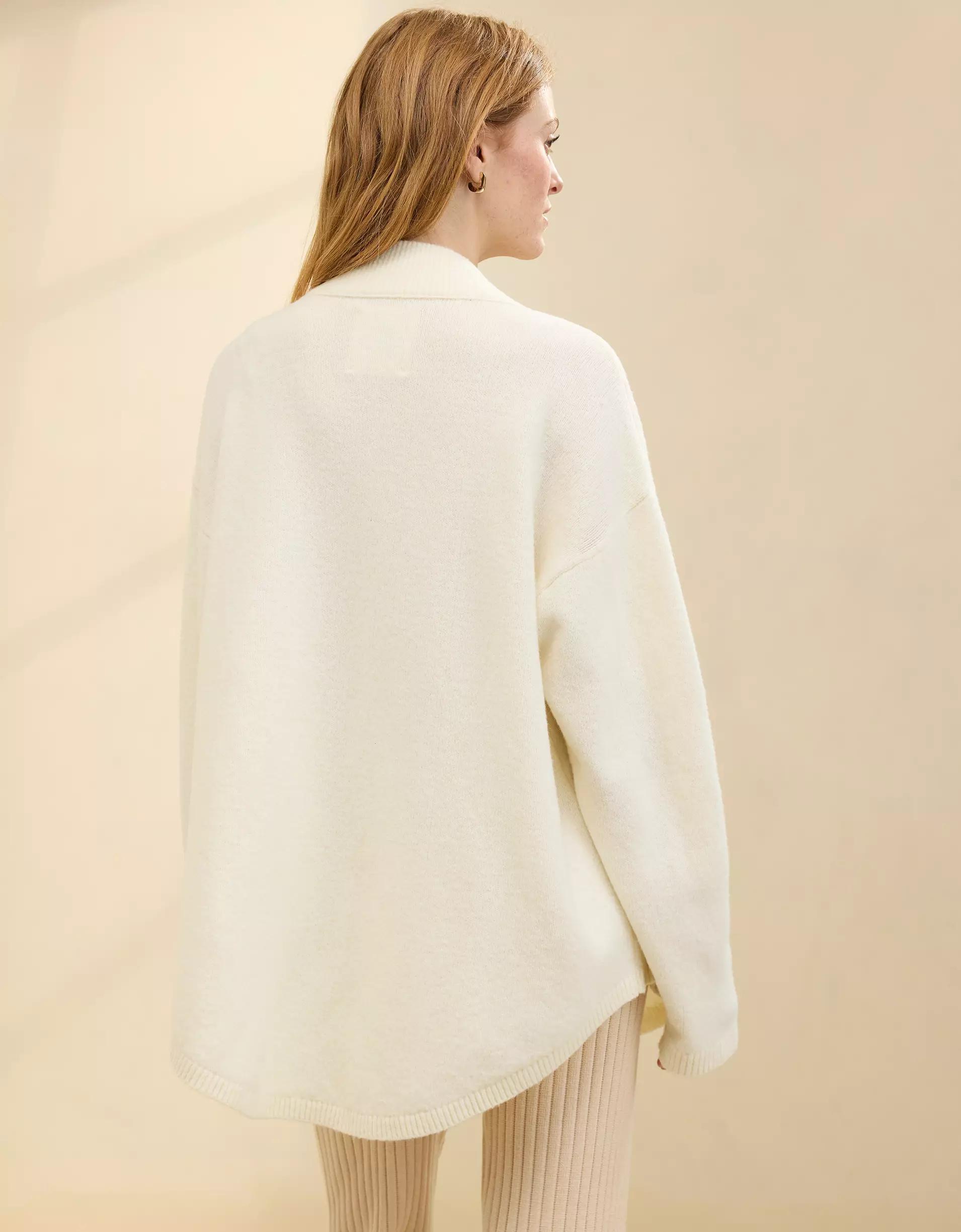 Aerie unREAL Button Down Cardigan Product Image