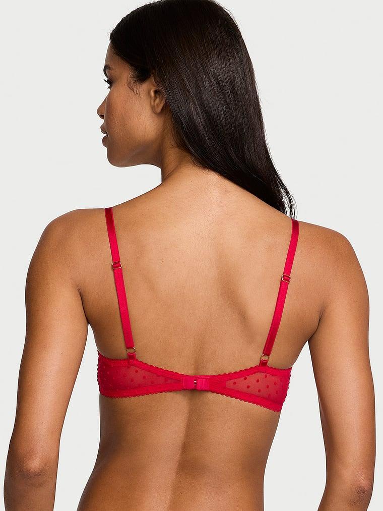 Jingle Bells Mesh Unlined Demi Bra Product Image