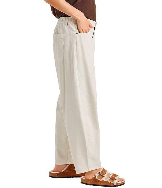 Splendid Carter Barrel Leg Wide Pant Elastic Crop Pant Product Image