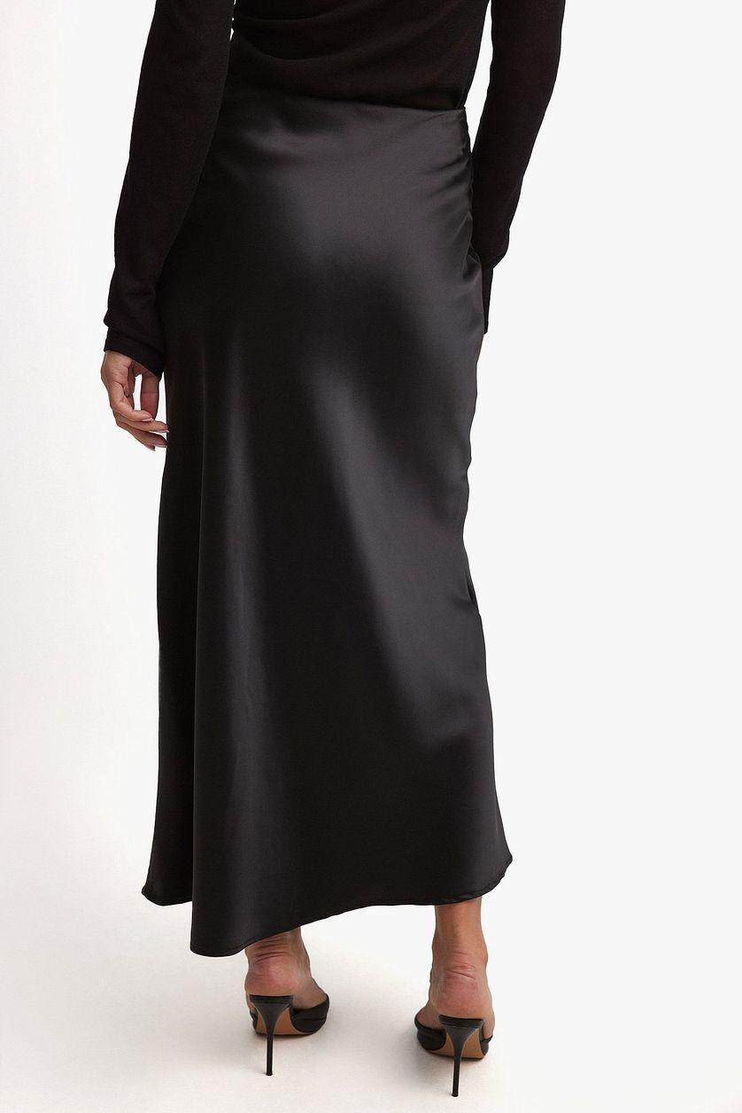 Satin Midi Skirt Product Image