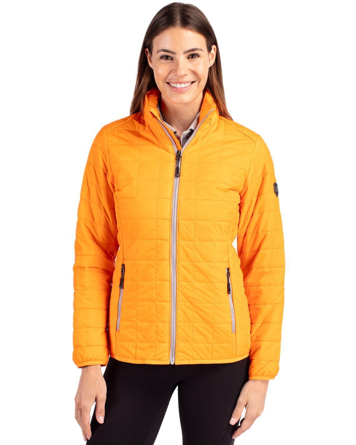 Cutter & Buck Womens Rainier PrimaLoft Eco Insulated Full Zip Puffer Jacket Product Image