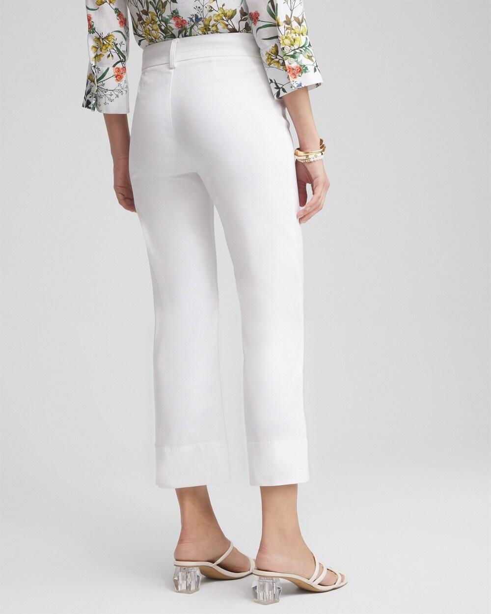 Poplin Cropped Pants Product Image