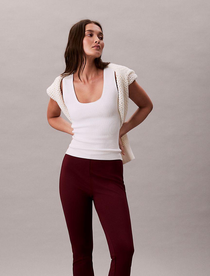 Ponte Skinny Fit Pants Product Image