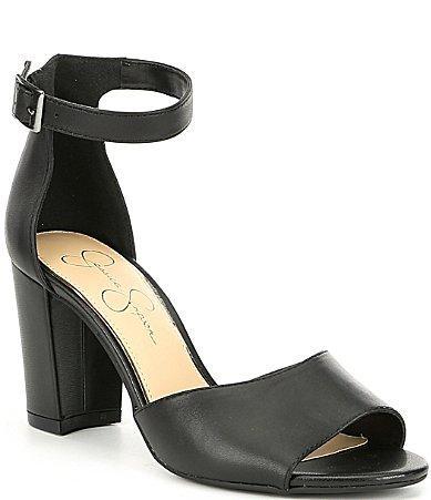 Jessica Simpson Sherron Ankle Strap Block Heel Sandals Product Image