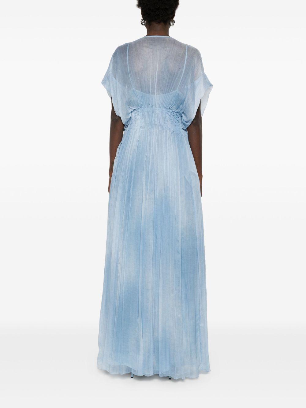 floral-appliqué maxi dress Product Image