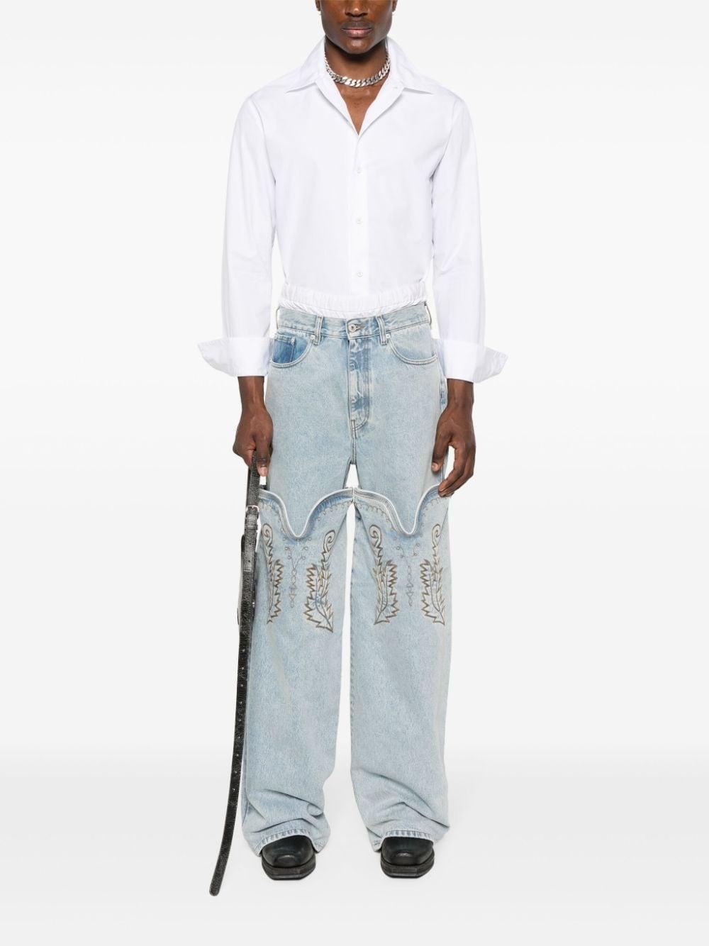 Evergreen Maxi Cowboy Cuff Jeans Product Image