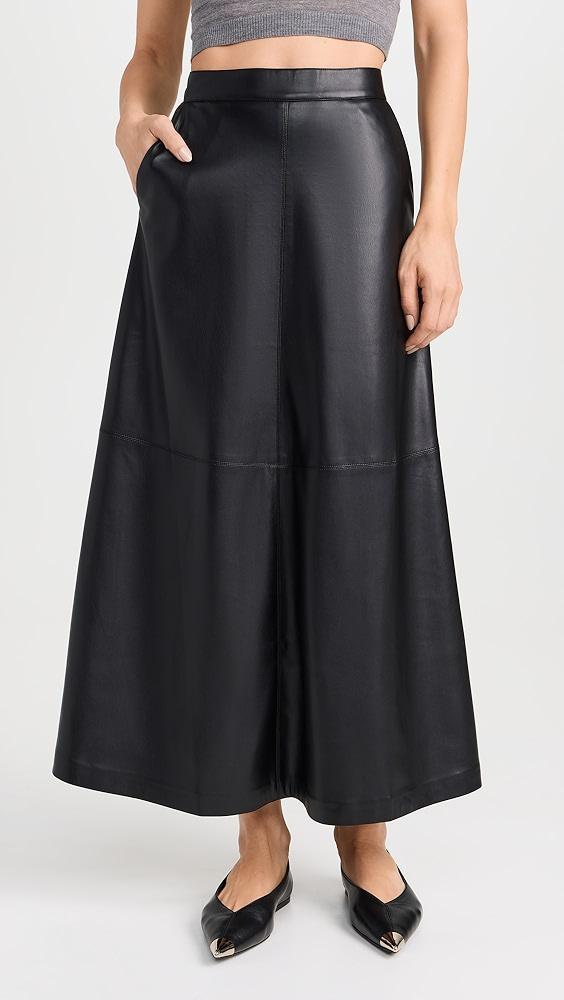 Joe's Jeans The Tavi Vegan Leather Skirt | Shopbop Product Image