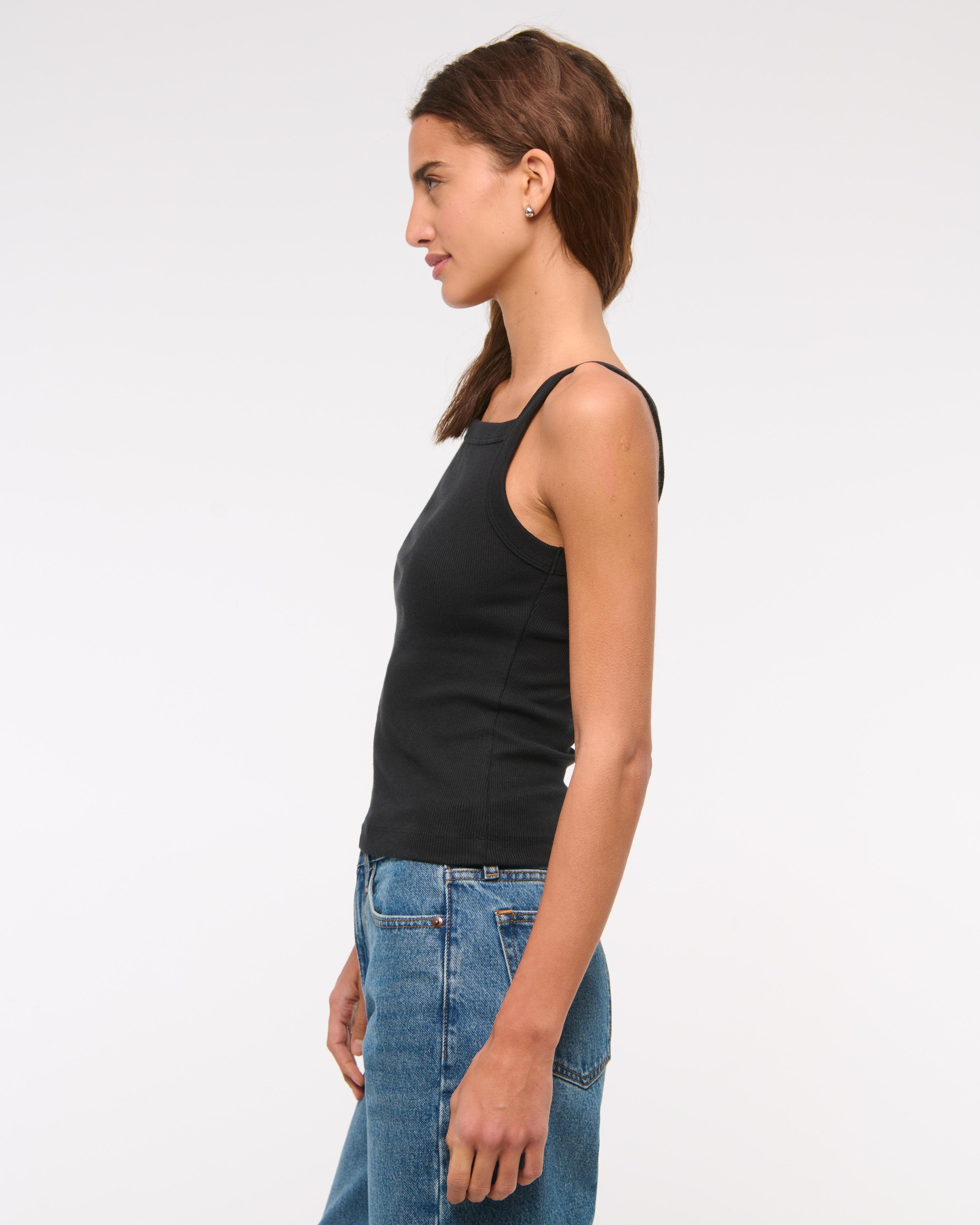 Straight Neck Rib Tank Product Image