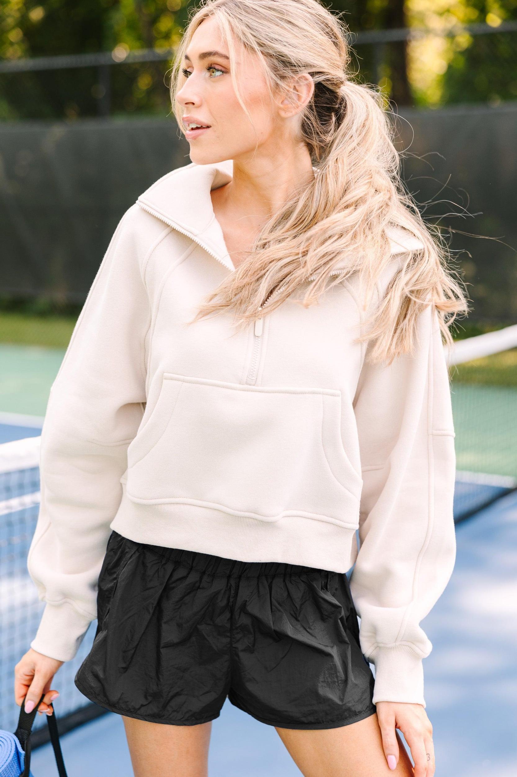 Off To A Good Start Black Running Shorts Female Product Image