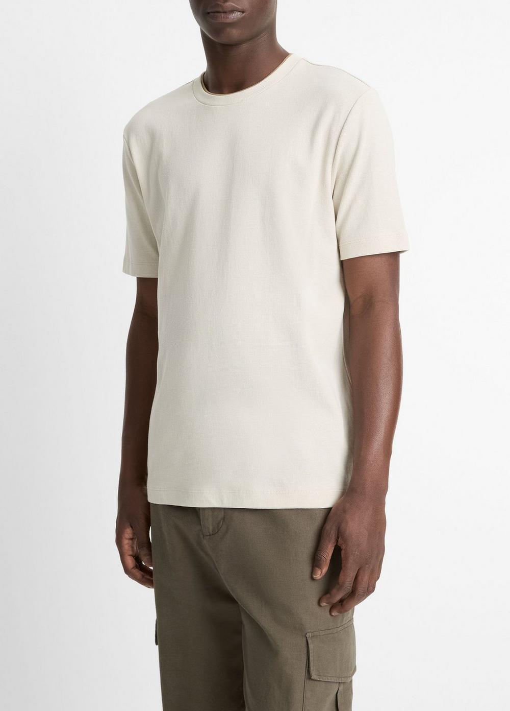 Double-Neck Pima Cotton T-Shirt Product Image