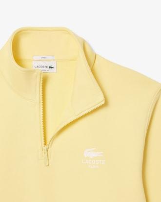 High Neck Zip-Up Print Sweatshirt Product Image