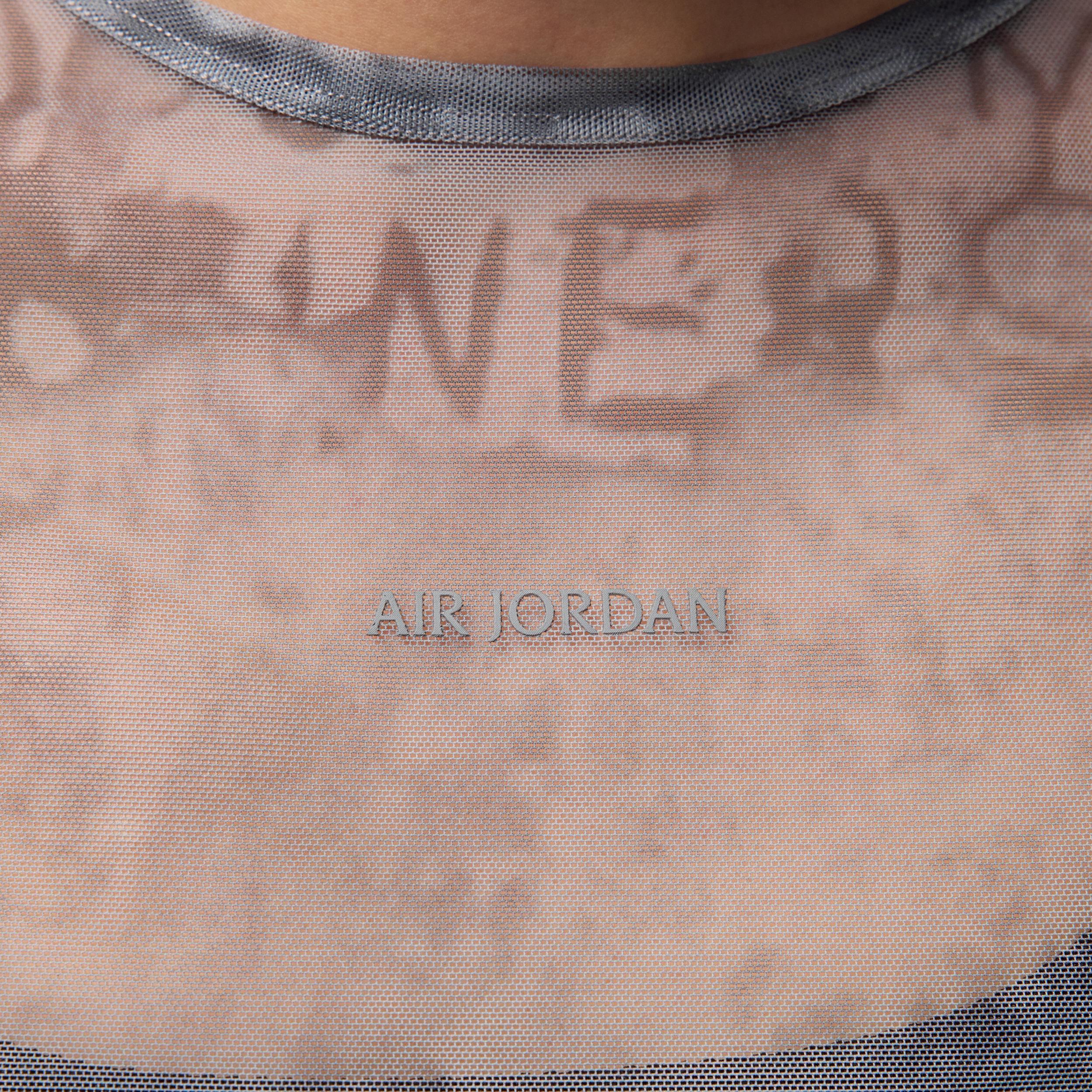 Womens Air Jordan Mesh Long-Sleeve Top | HQ9174-070 Product Image