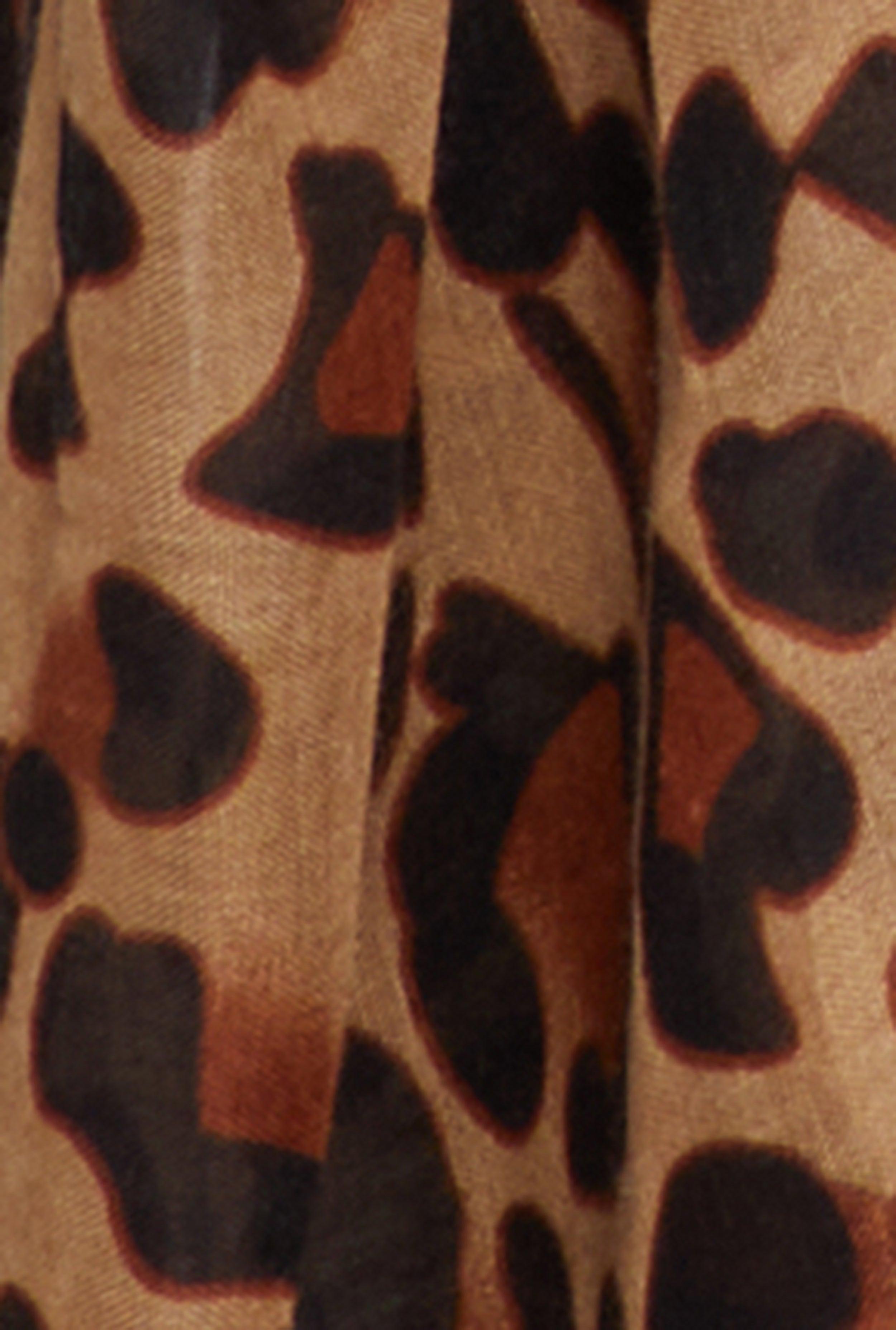 Womens Leopard Print Scarf Product Image