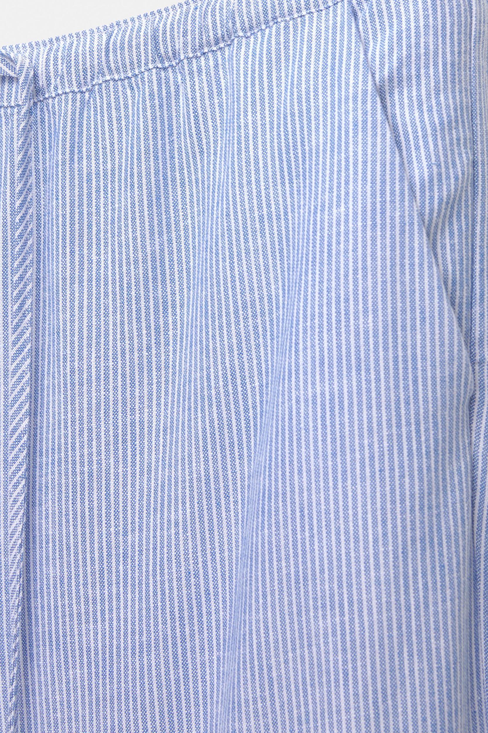 Striped pajama-style pants Product Image