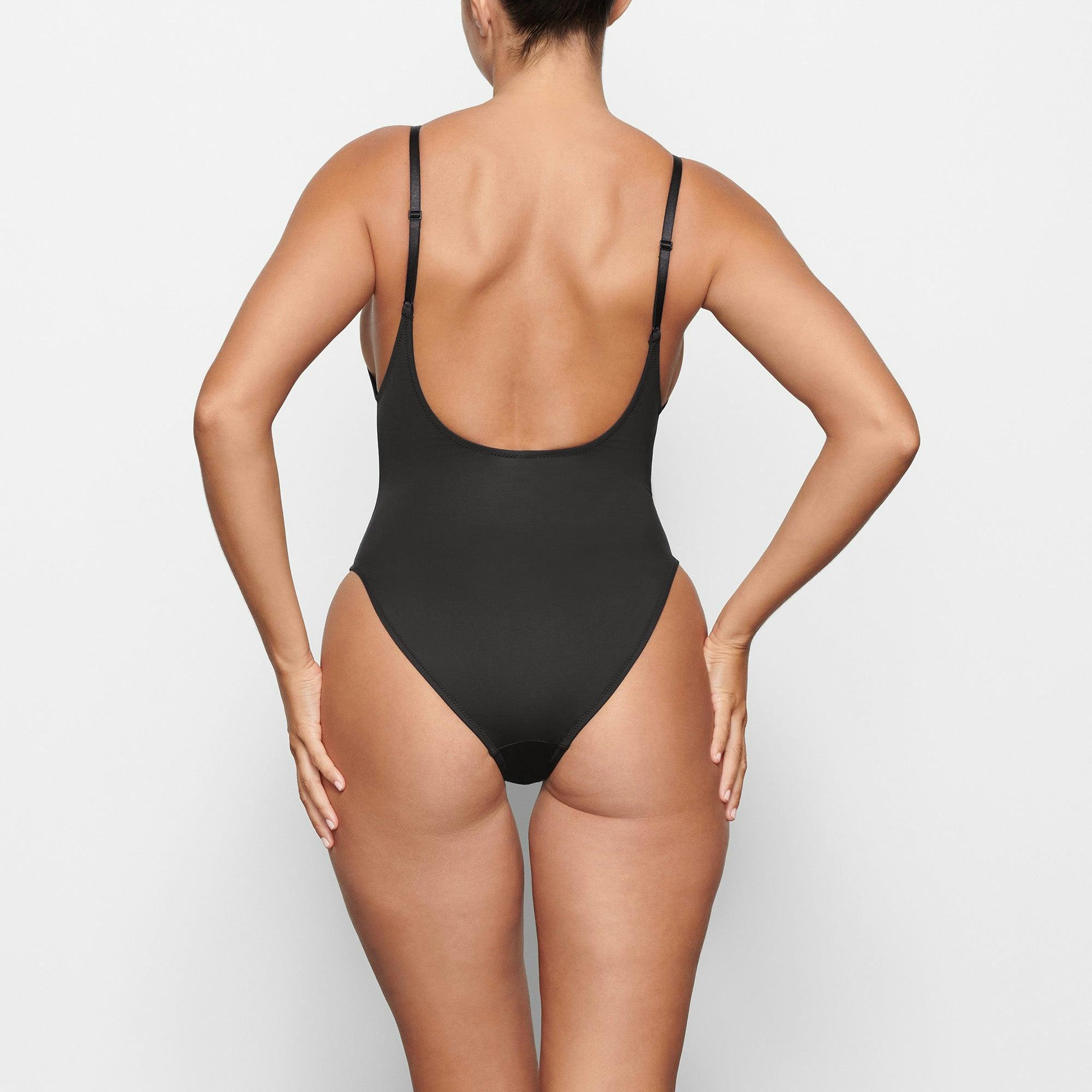 SIGNATURE SWIM SCOOP NECK ONE PIECE | ONYX Product Image