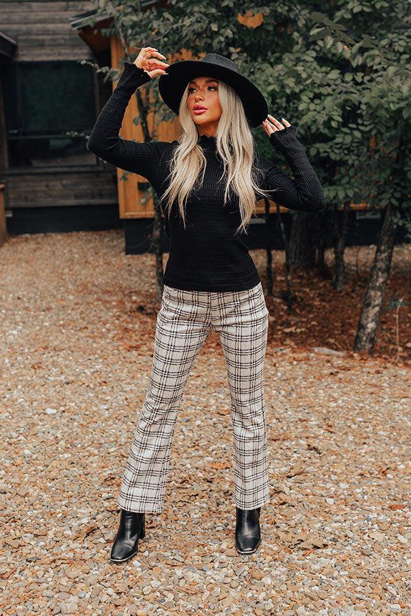 The Holtz High Waist Plaid Pants Product Image