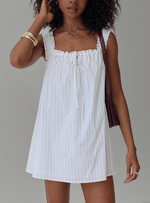 Swing Mini Dress Stripe Product Image