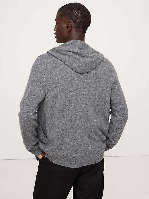 Wool-Cashmere Sweater Hoodie Product Image