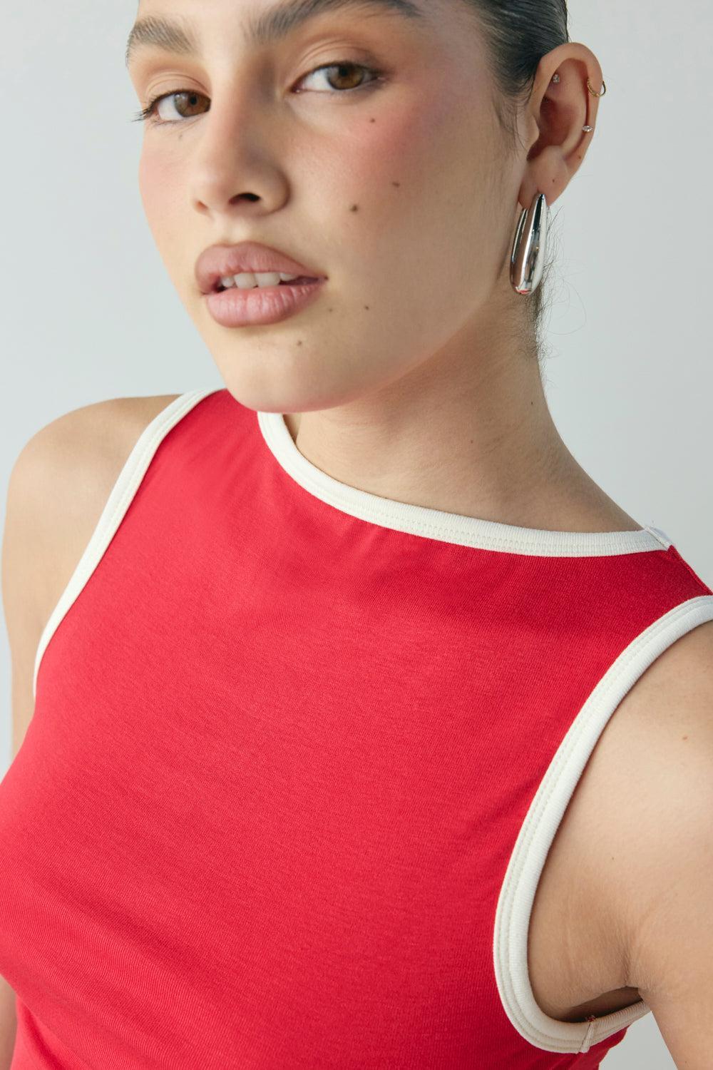 Paige Top Red Product Image