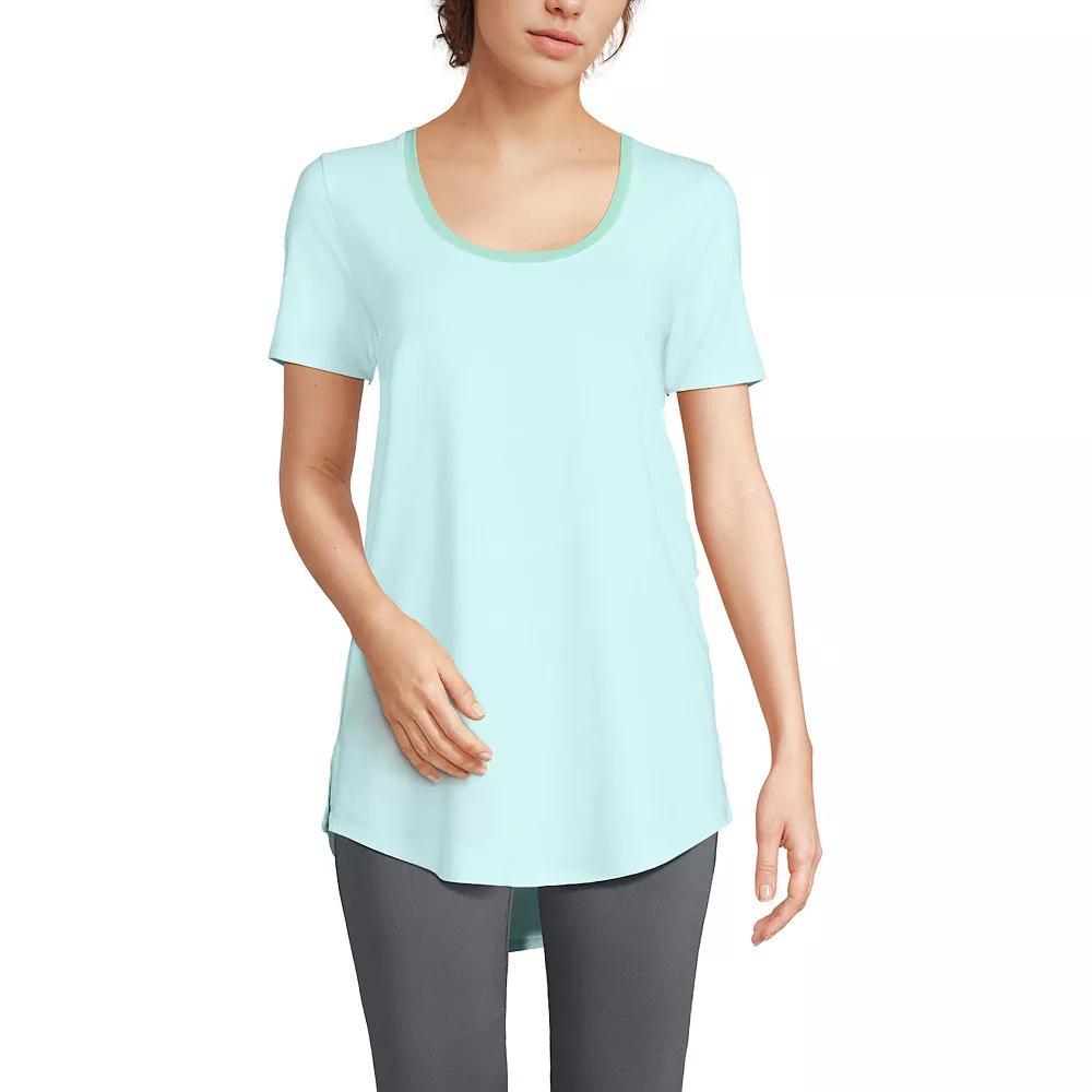 Women’s Lands' End Short Sleeve Tunic T-Shirt, Women's,  Product Image