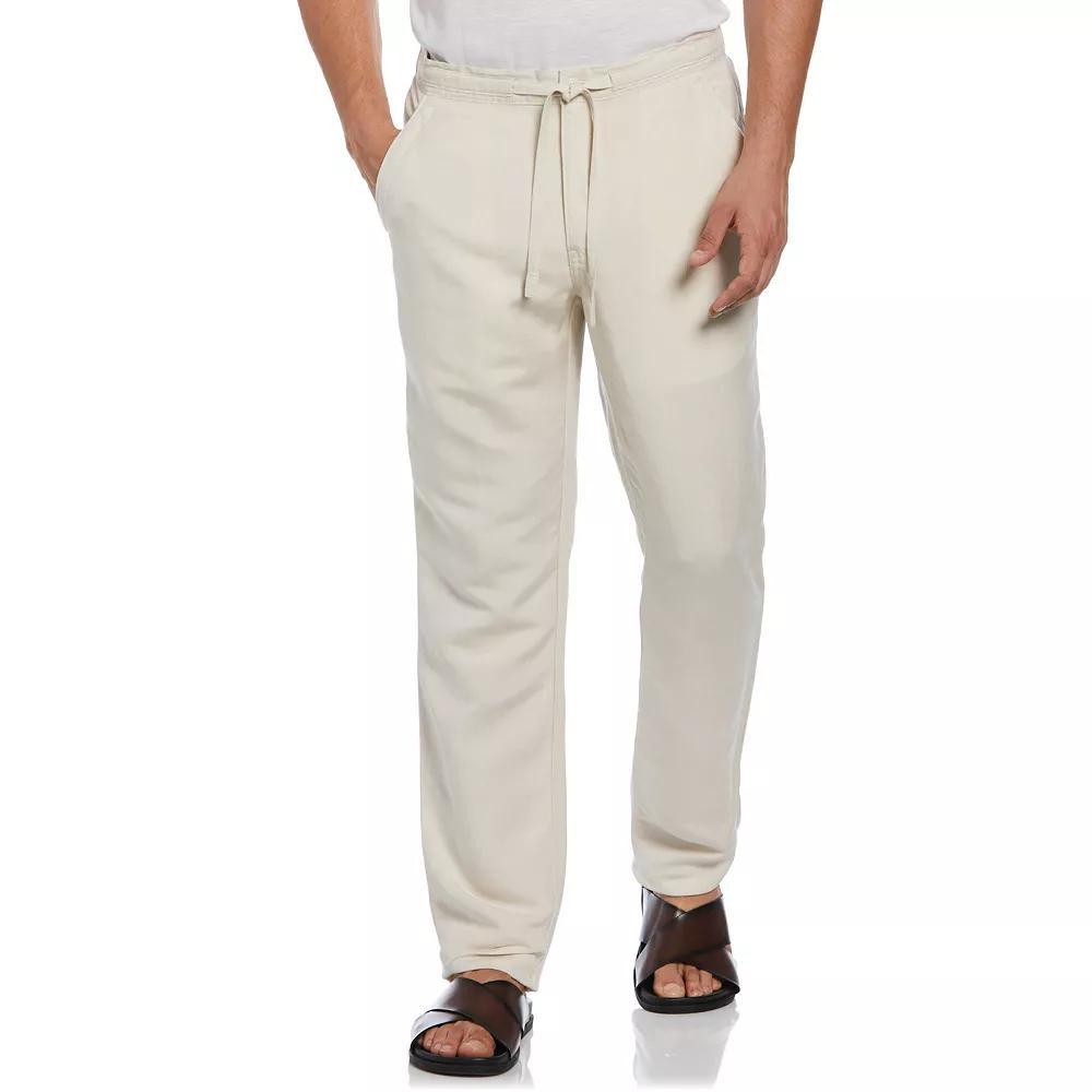 Men's Cubavera Linen Blend Drawstring Pants, Size: XL 32, Silver Product Image