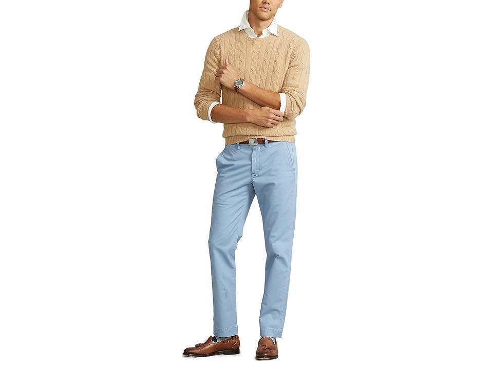 Polo Ralph Lauren Stretch Straight Fit Washed Chino Pants (Channel ) Men's Clothing Product Image