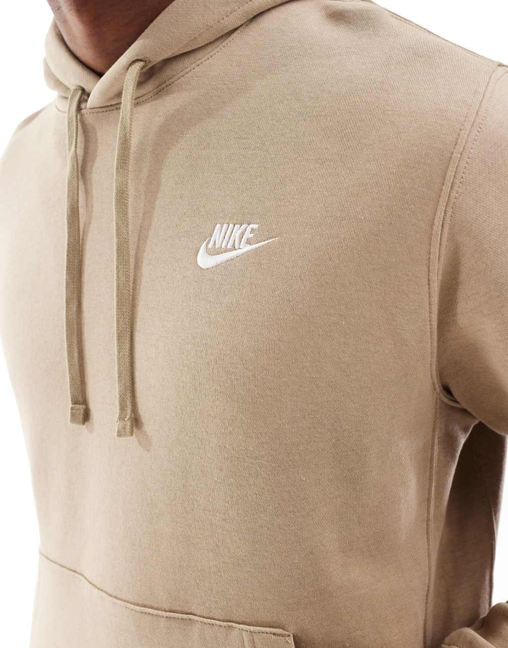 Men's Nike Sportswear Club Fleece Pullover Hoodie, Size: Medium, Green Product Image