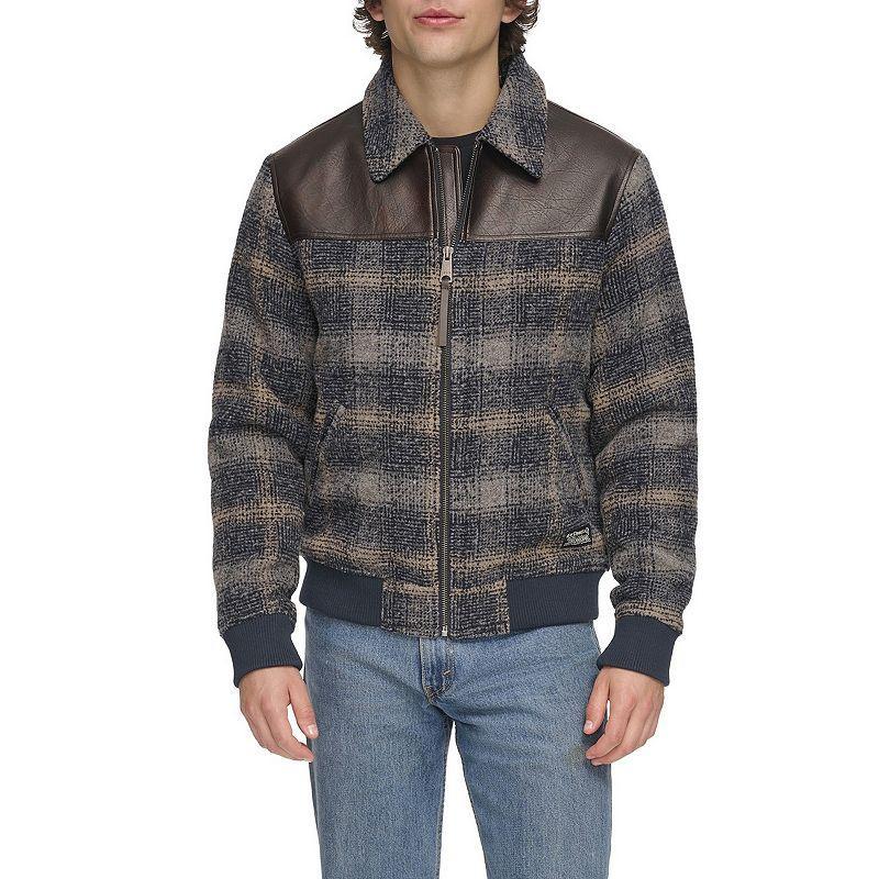 Men's Levi's® Faux Wool & Faux Leather Trucker Jacket,  Product Image