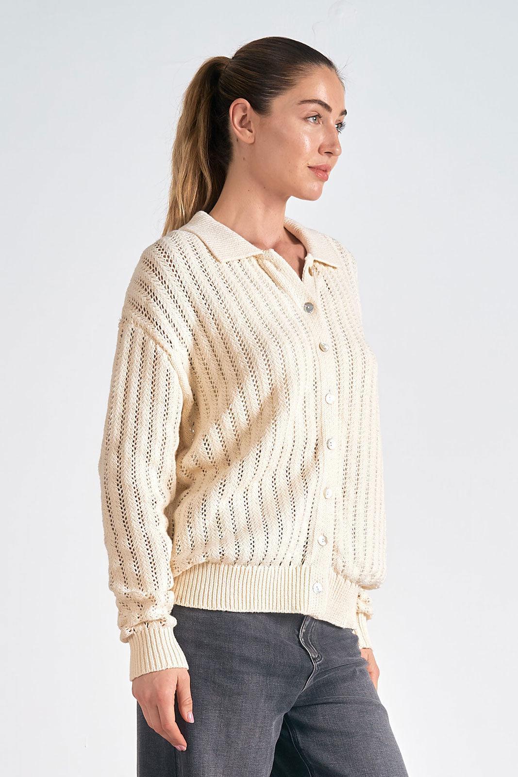 Open Knit Sweater Product Image