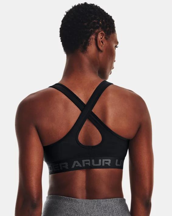 Women's Armour® Mid Crossback Printed Sports Bra Product Image