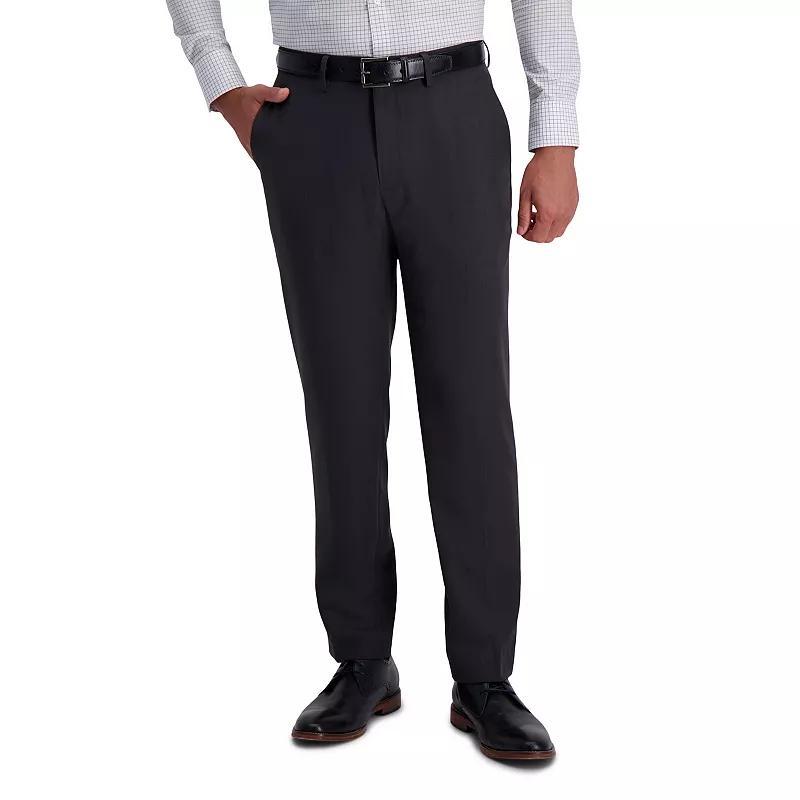 Men’s Haggar® Premium Comfort Flex-Waist Slim-Fit Stretch Flat-Front Dress Pants, Men's, Size: 29X32, Dark Gray Product Image