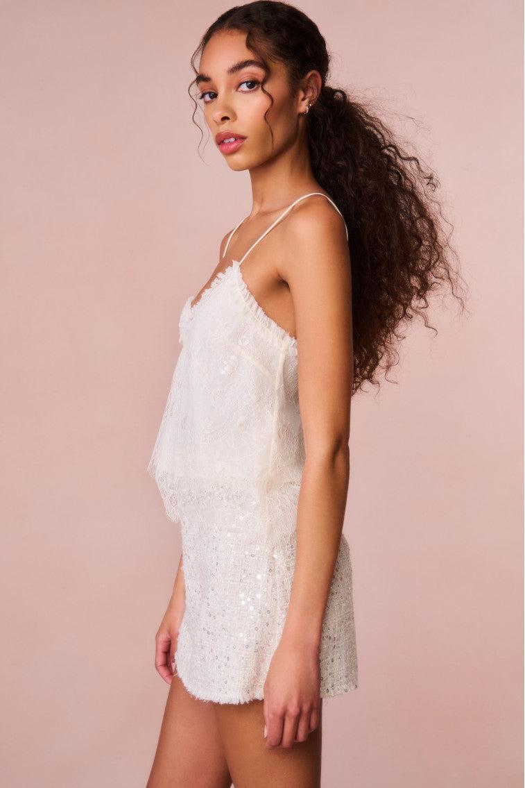 Ferni Lace Cami Top - IVORY Product Image