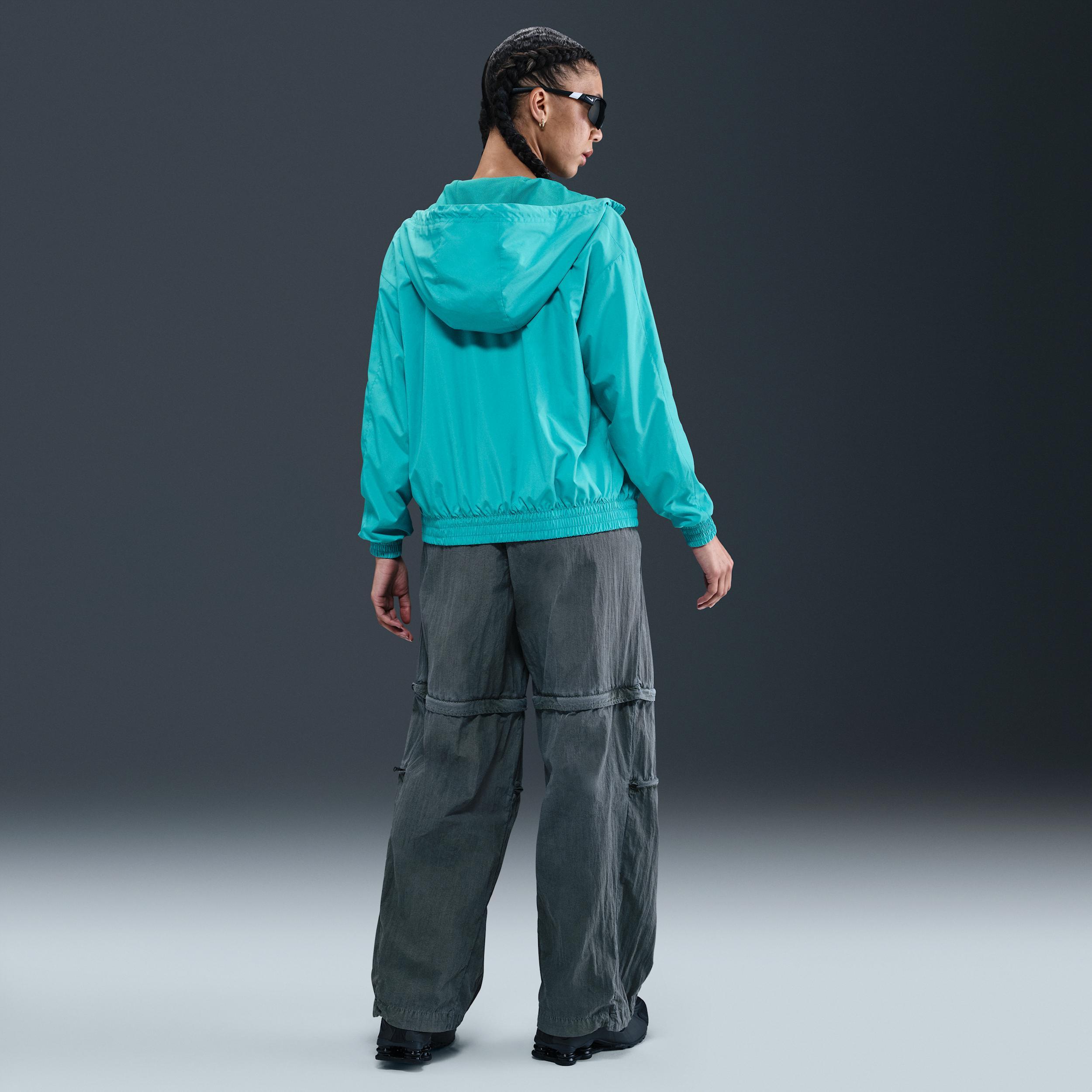 Nike Sportswear Classic Wovens Women's Loose UV Hooded Jacket Product Image
