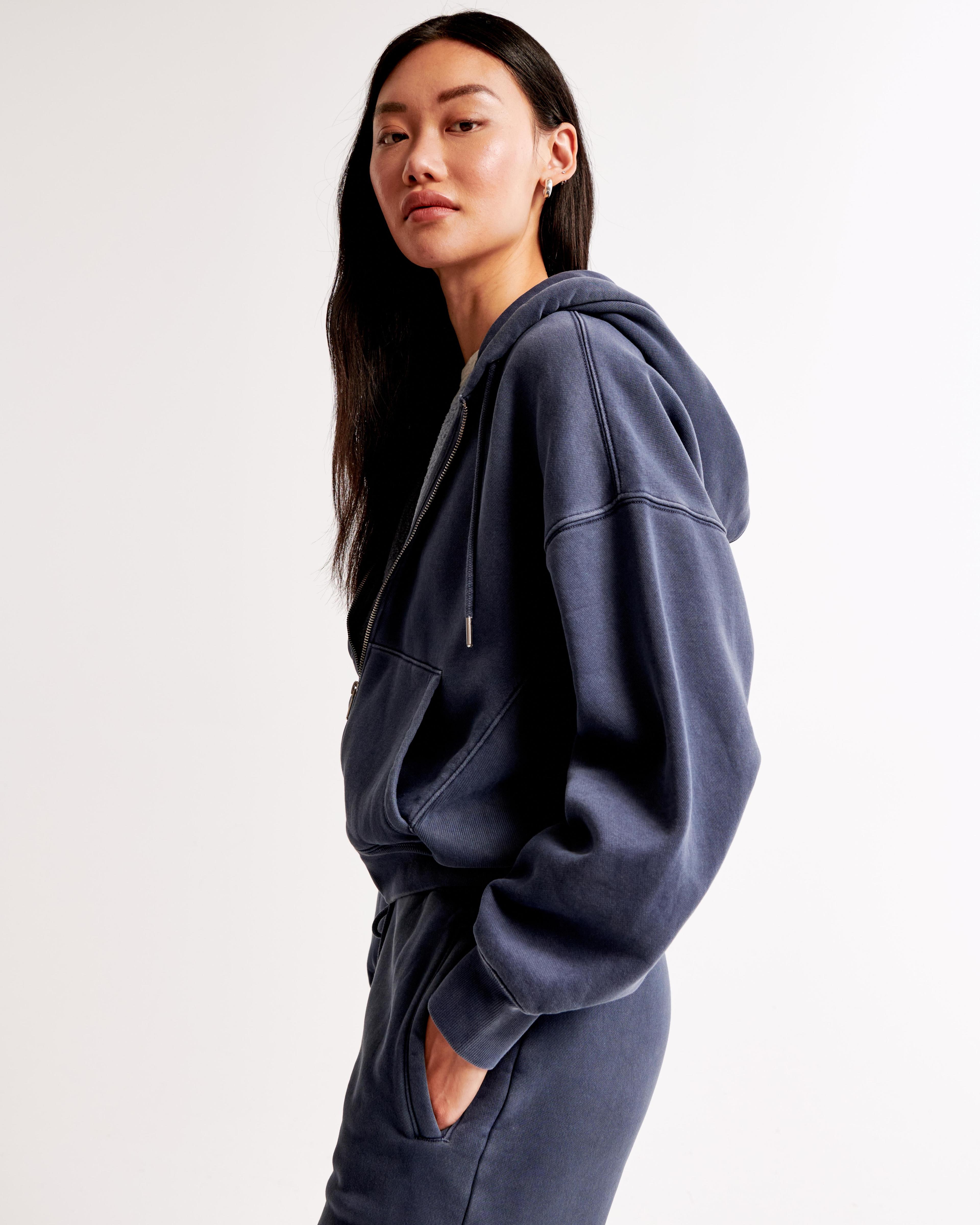 Essential Ribbed Sunday Hooded Full-Zip Product Image