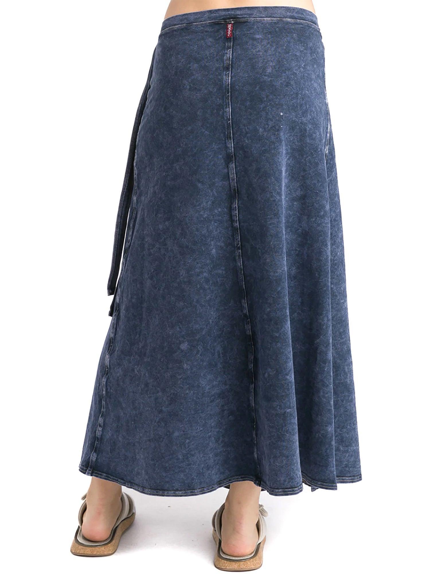 Hard Tail Long Wrap Skirt (W-964) Product Image