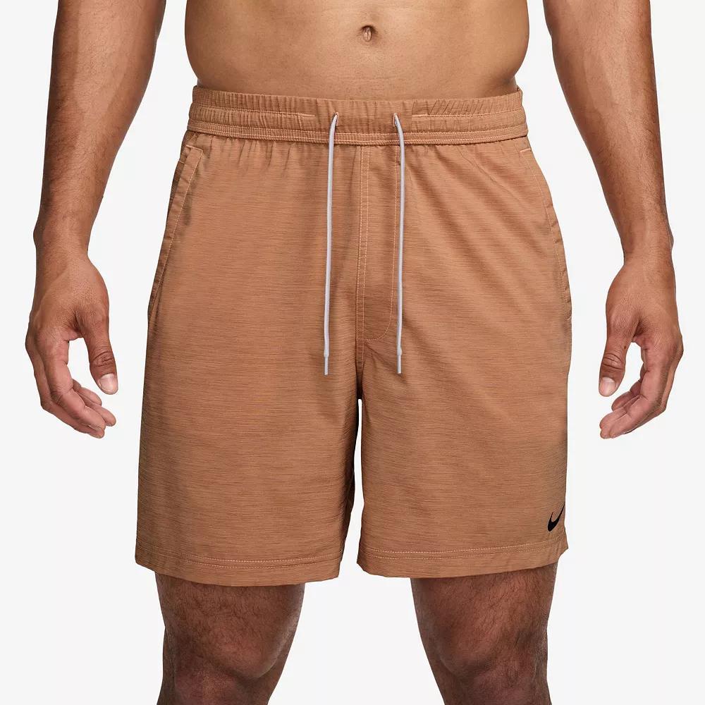 Men's Nike Form Dri-FIT 7-in. Unlined Versatile Shorts, Size: XXL, Dark Russet Product Image