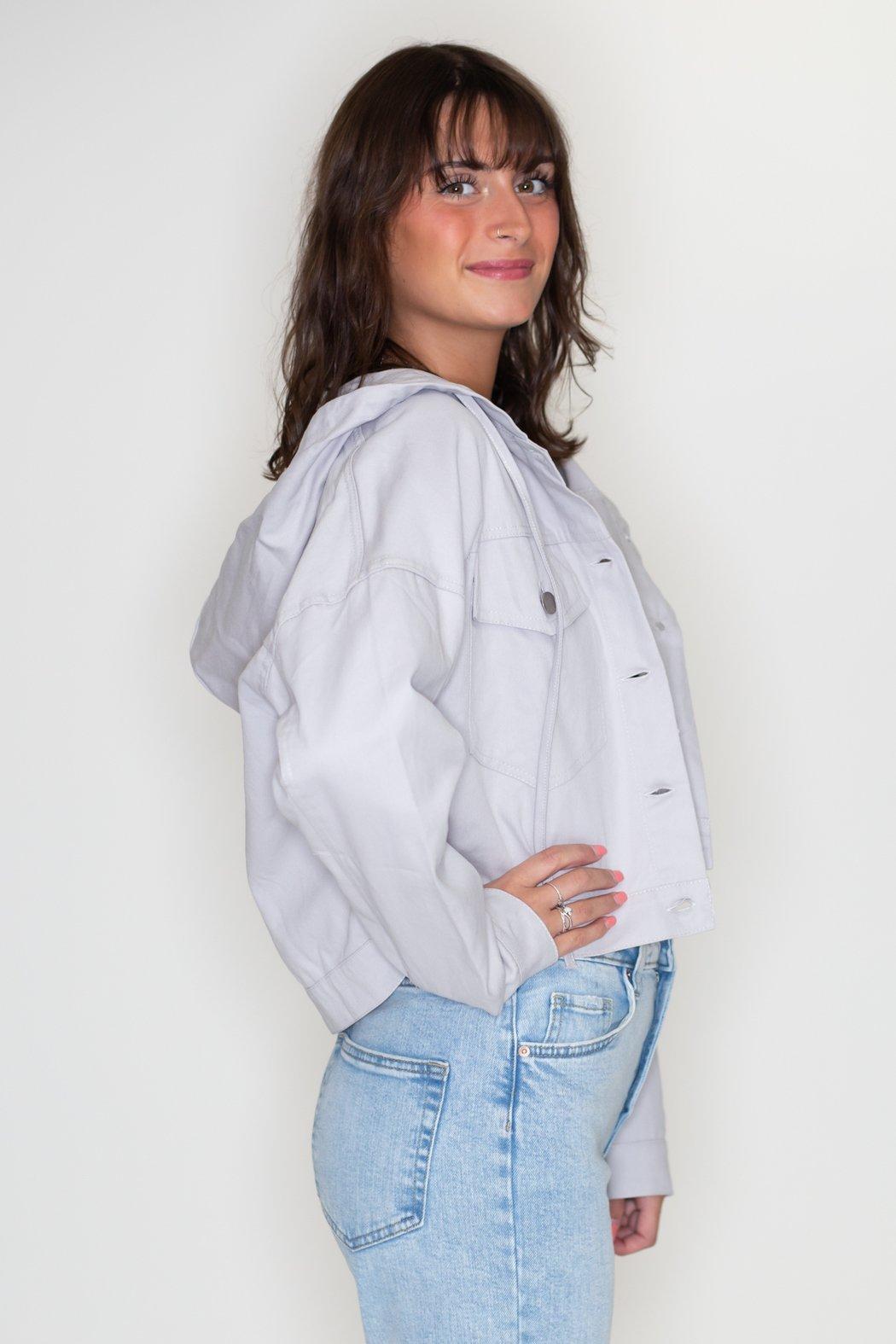 Twill Hoodie Jacket Product Image