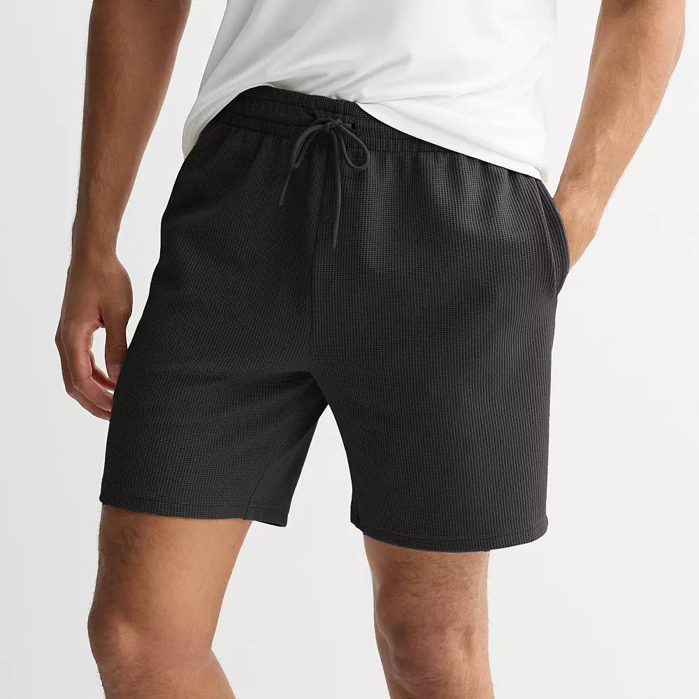 Men's Tek Gear® 7 in. Performance Waffle Weave Shorts, Size: XL, Mineral Black Product Image