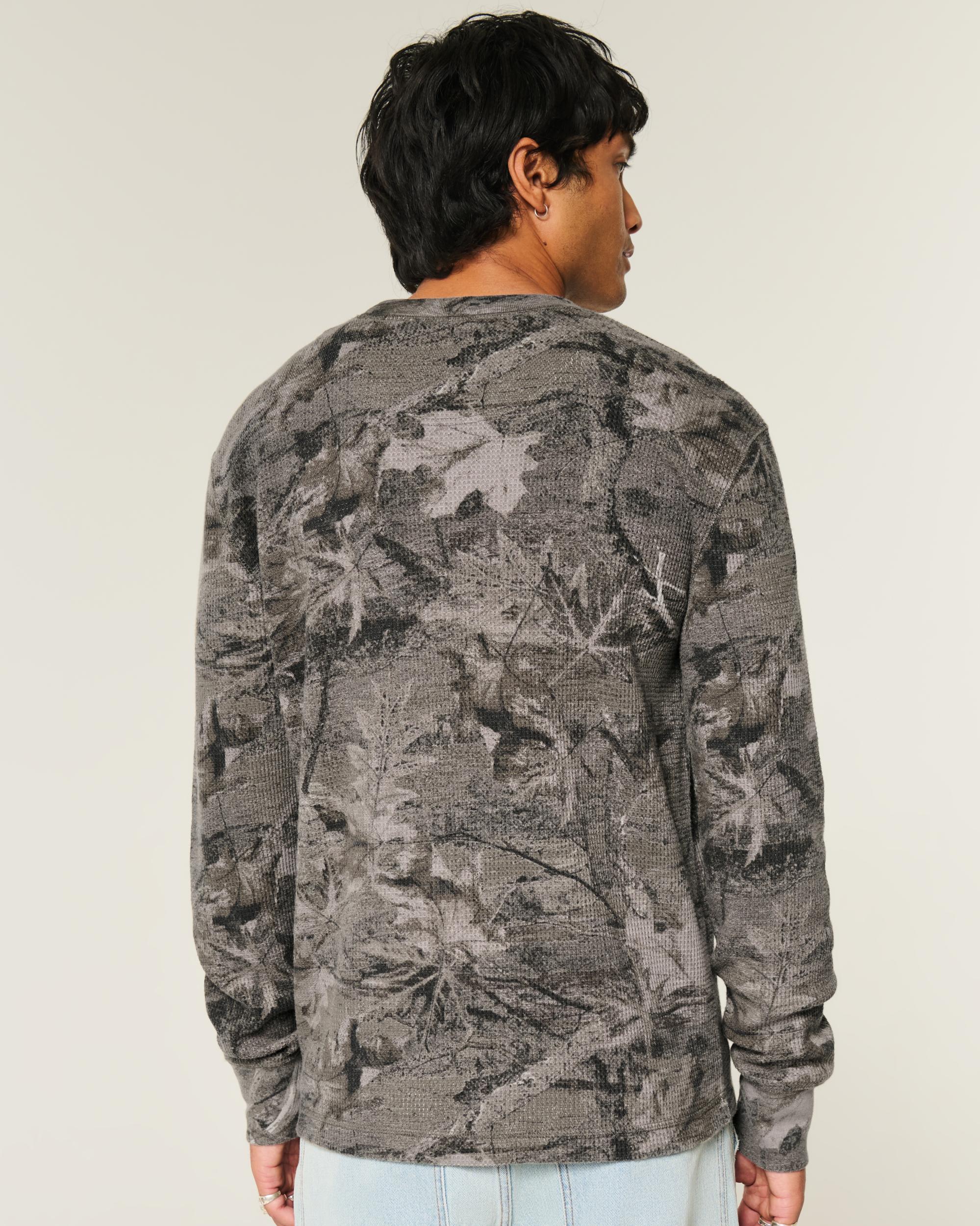 Long-Sleeve Thermal Crew T-Shirt Product Image