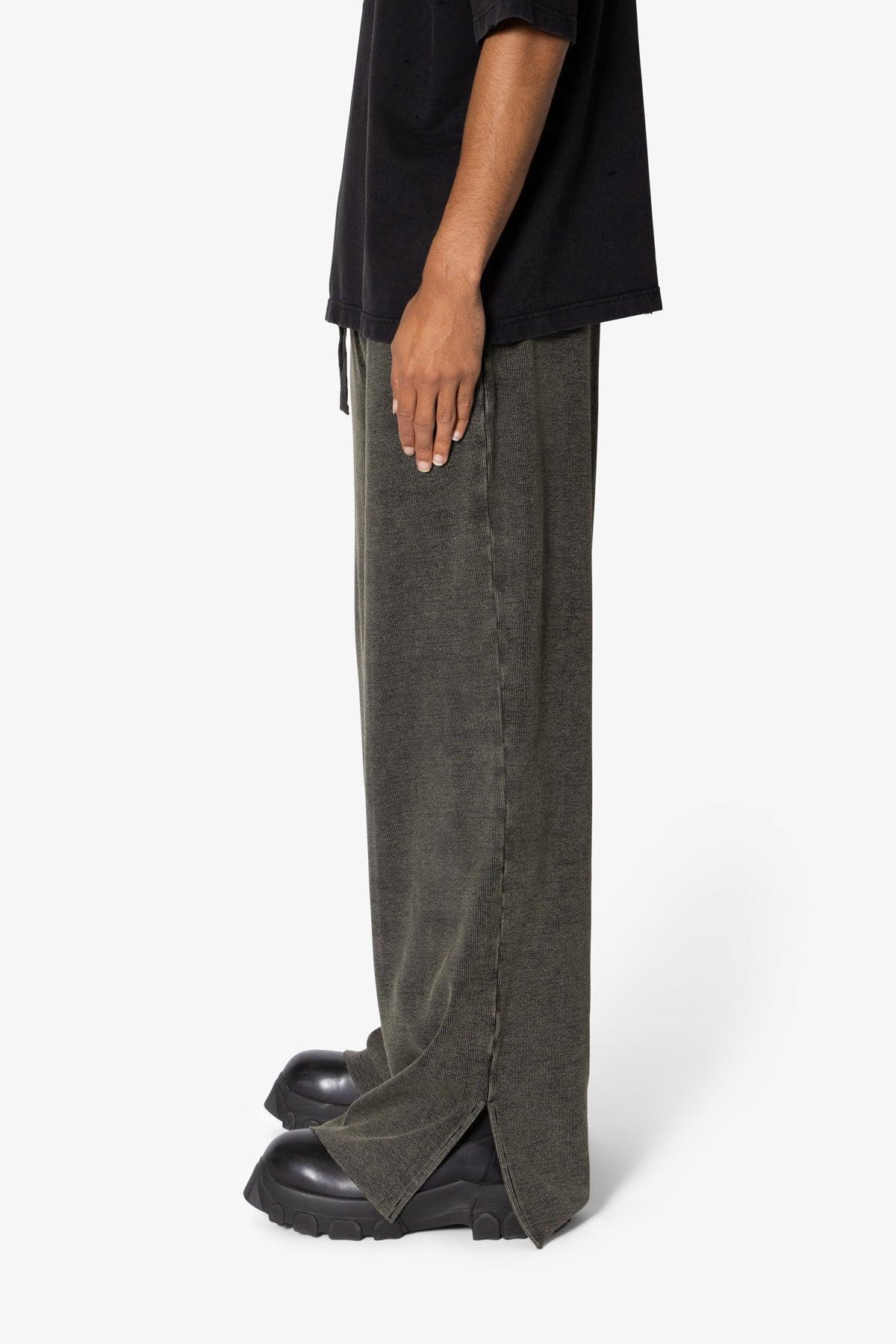 Ultra Baggy Thermal Sweatpants - Olive Product Image