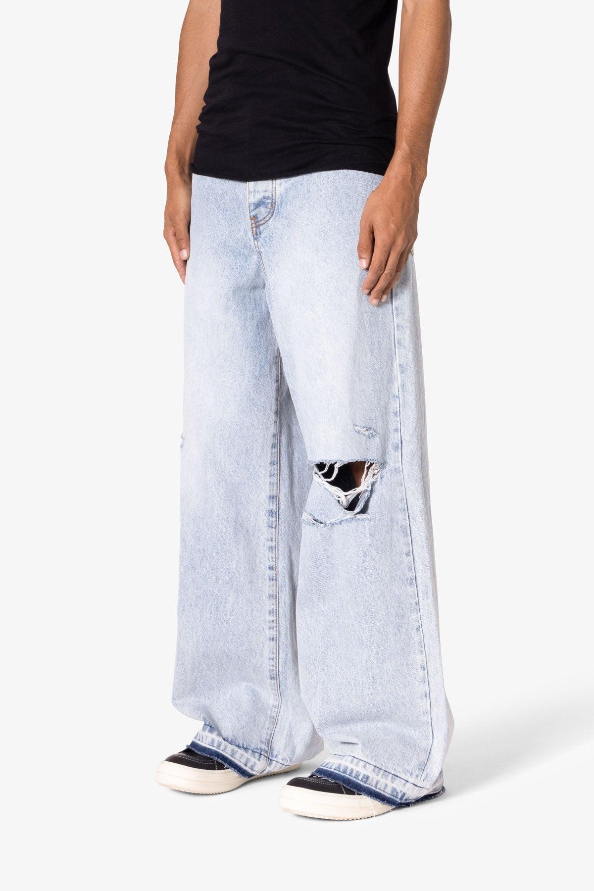 Baggy Rave Denim - Light Blue Product Image