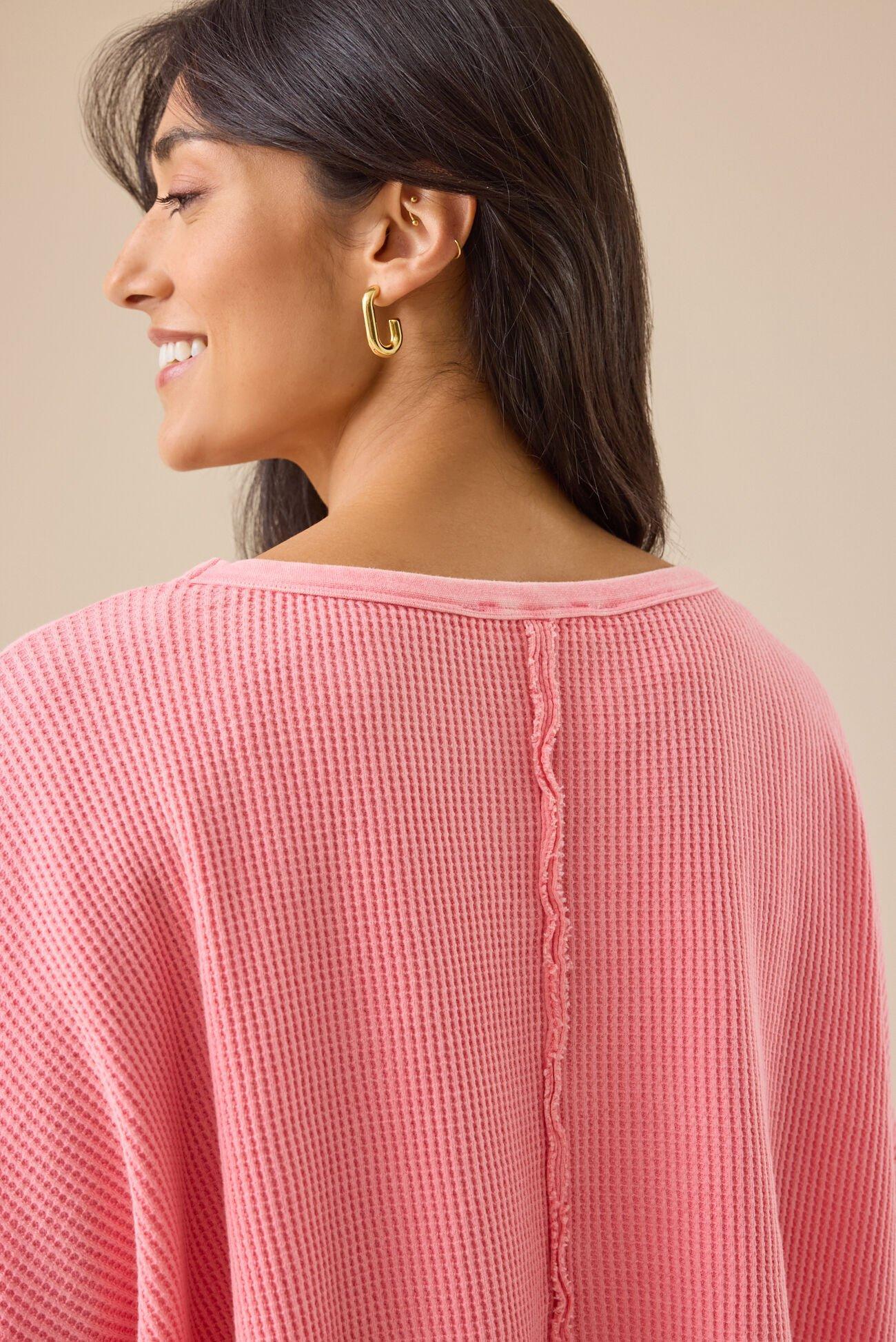 Cambry Waffle Knit Top Product Image