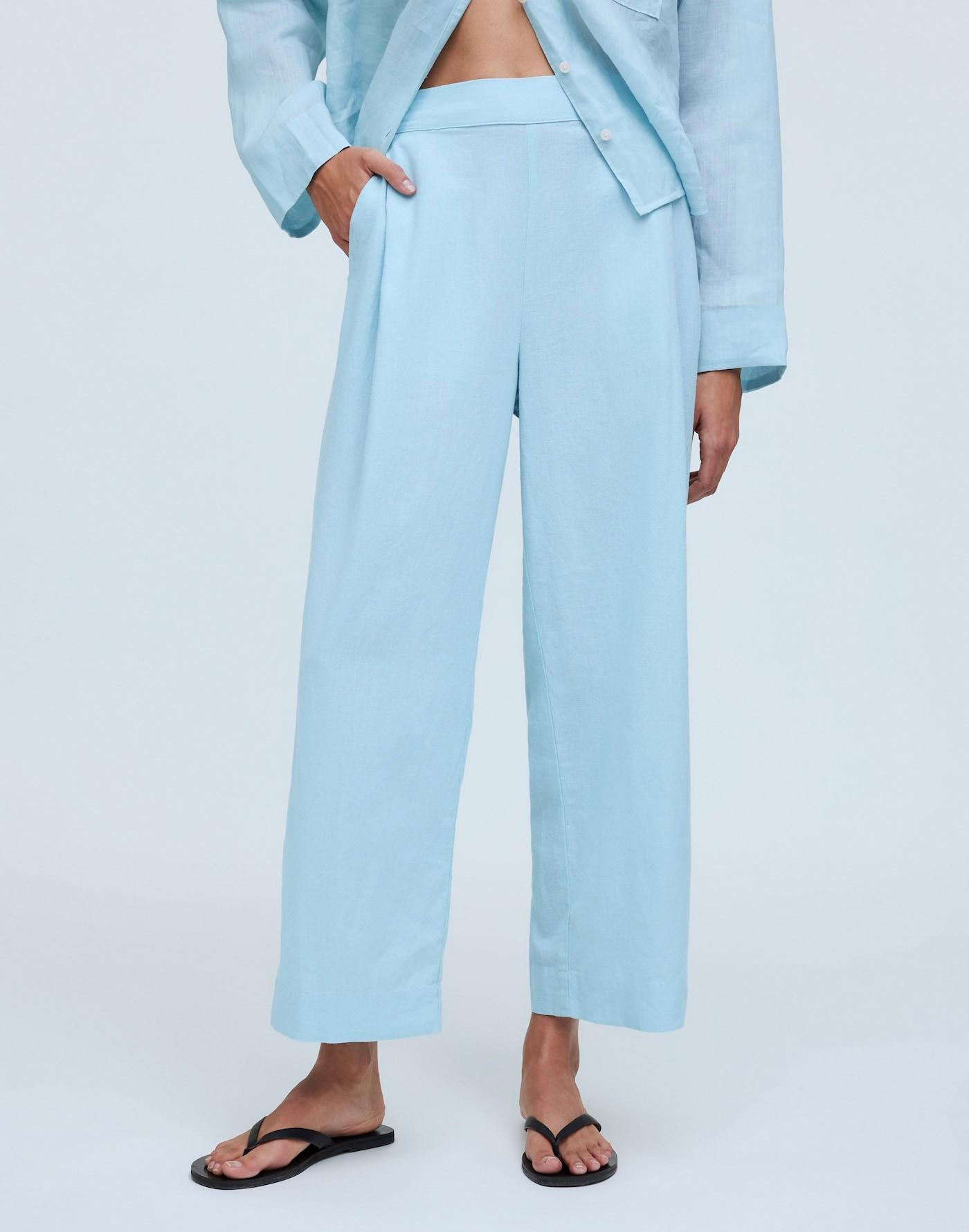 Pull-On Straight Crop Pant Product Image