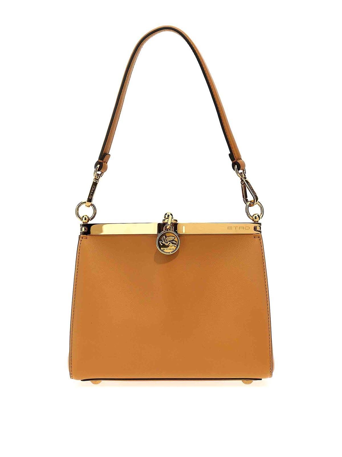 ETRO Vela Small Shoulder Bag In Brown Product Image