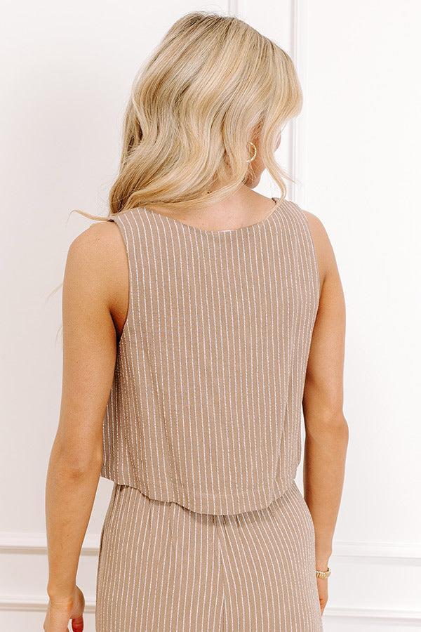 Cafe Chic Linen-Bend Top Product Image