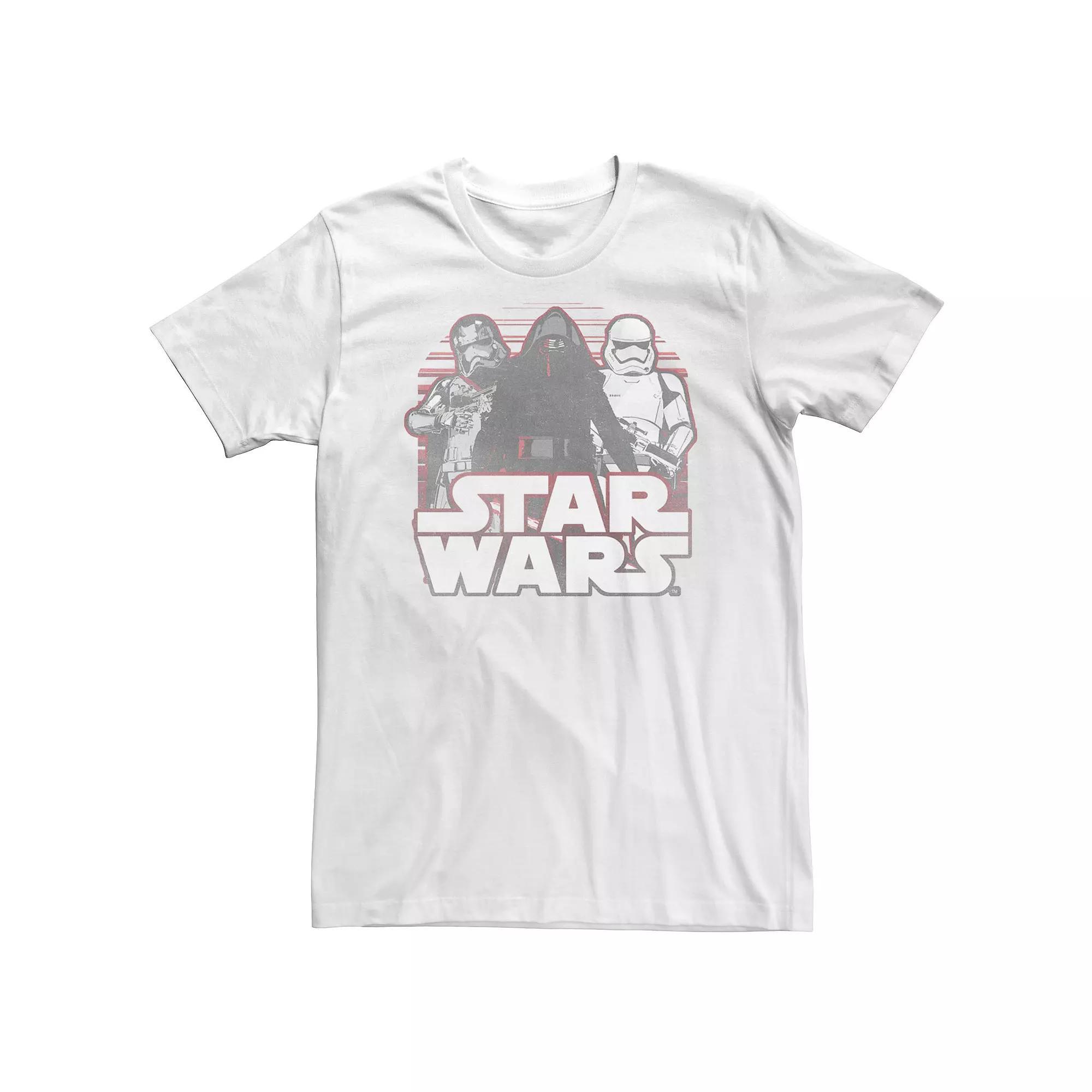 Big & Tall Star Wars Villains Logo Poster Tee, Men's,  Product Image