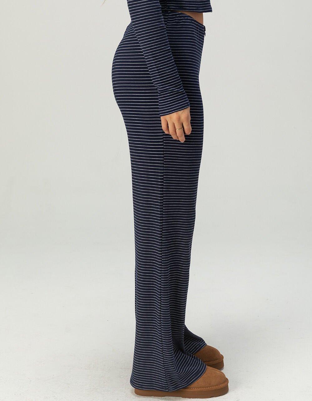 FULL TILT Rib Stripe Womens Pajama Pants Product Image