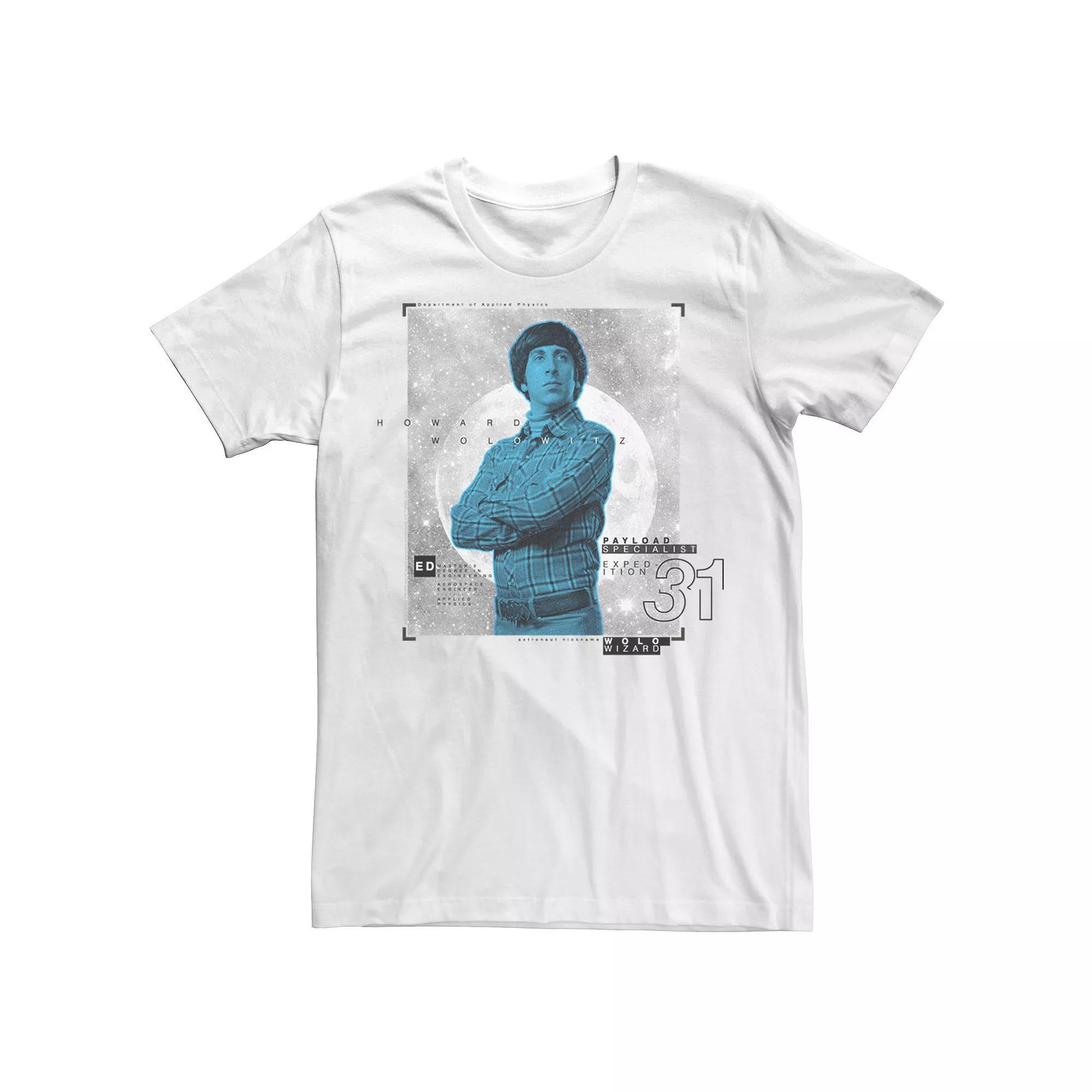 Mens The Big Bang Theory Howard Poster Tee Product Image
