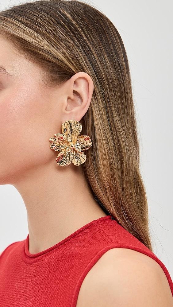 LELET NY Maya Floral Button Earrings | Shopbop Product Image