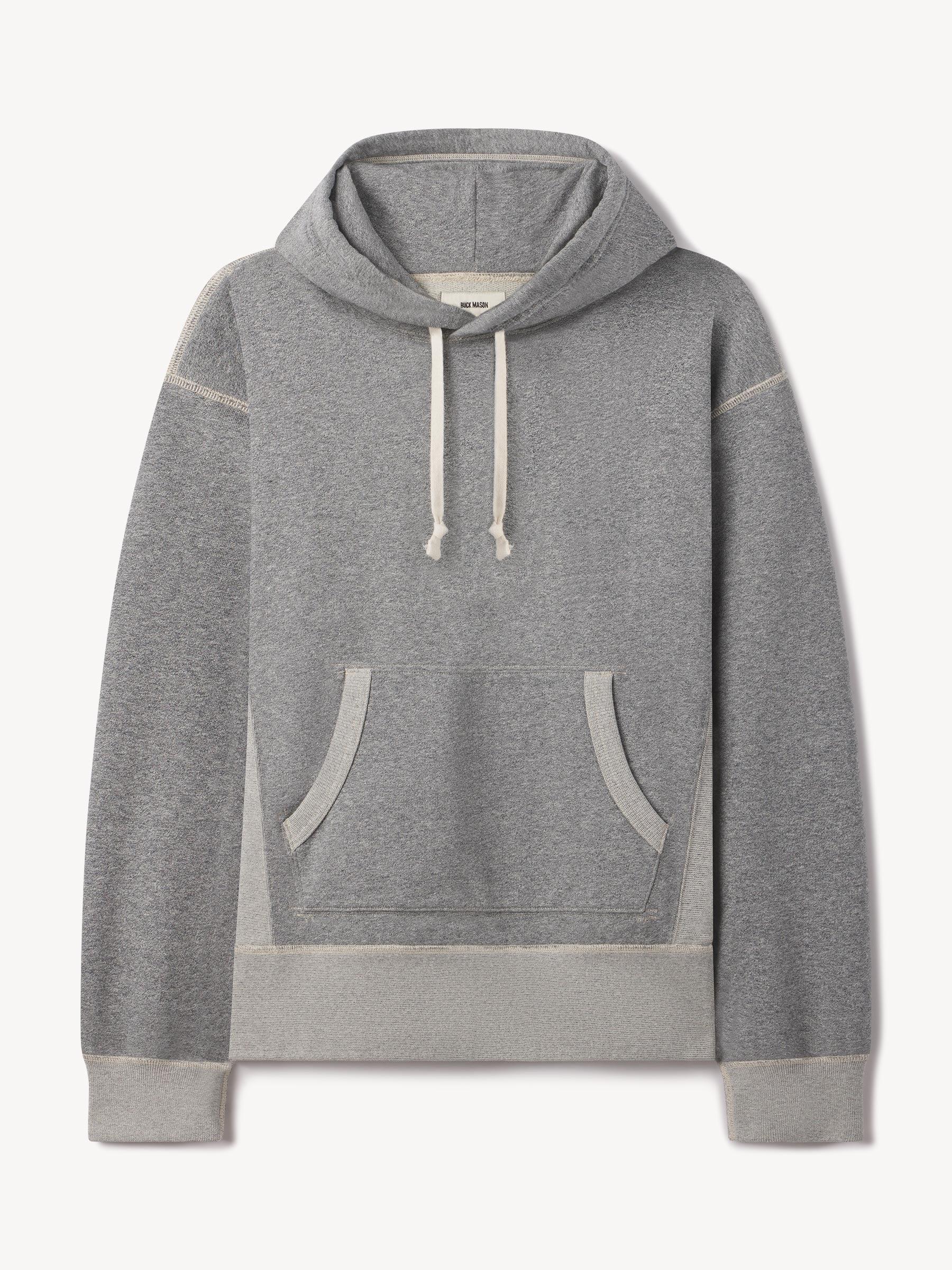 Heather Grey Welterweight Hooded Sweatshirt Product Image